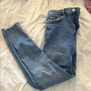 Zara Women's Blue Skinny Jeans